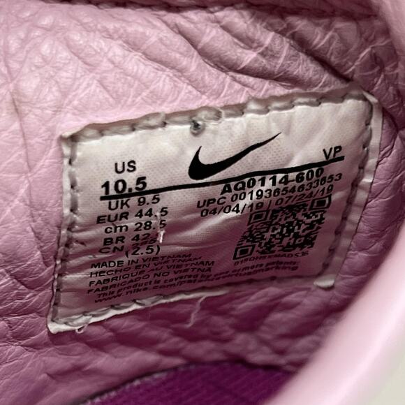 Nike John Elliott x LeBron Icon Sneakers Men Size 10.5 Pink Basketball Mid Shoes - Picture 8 of 8